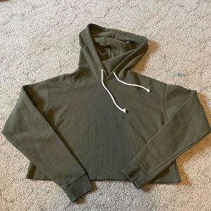 Wild Fable Cropped Hoodie | Green